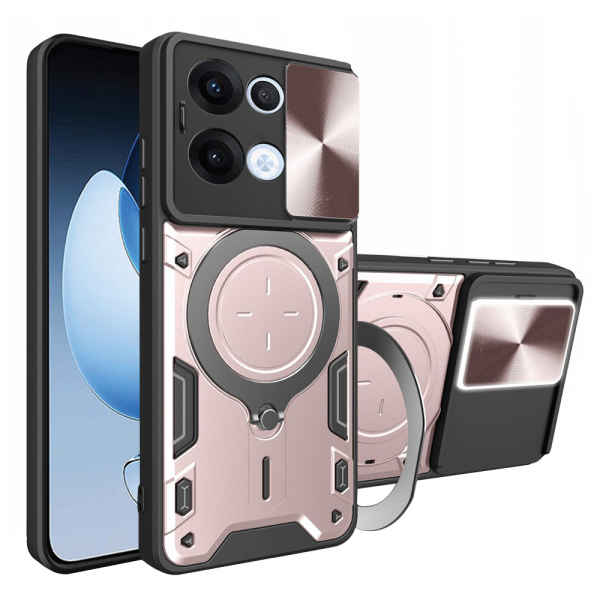 Husa pentru Oppo Reno13, Techsuit, CamGuard Pro, Roz Aurie Husa pentru Oppo Reno13, Techsuit, CamGuard Pro, Roz Aurie