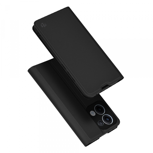Husa pentru Oppo Reno13, Techsuit, Magskin Book, Neagra Husa pentru Oppo Reno13, Techsuit, Magskin Book, Neagra