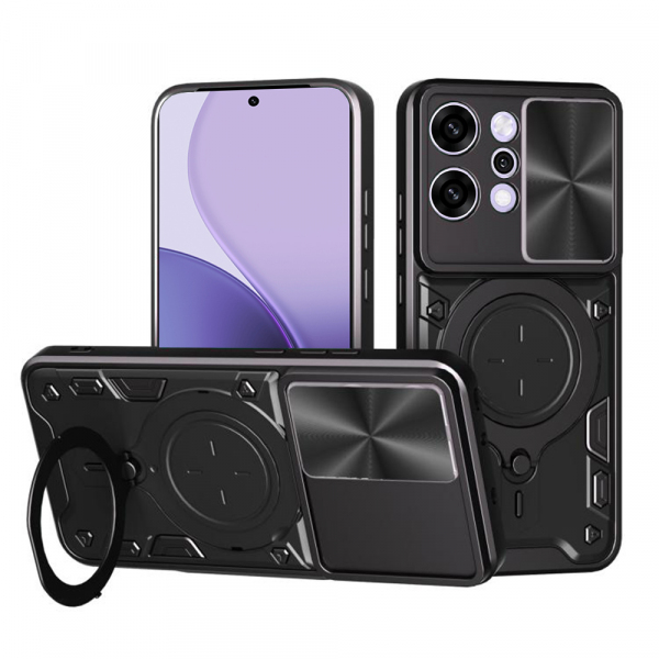 Husa pentru Oppo Reno14 Pro, Techsuit, CamGuard Pro, Neagra Husa pentru Oppo Reno14 Pro, Techsuit, CamGuard Pro, Neagra