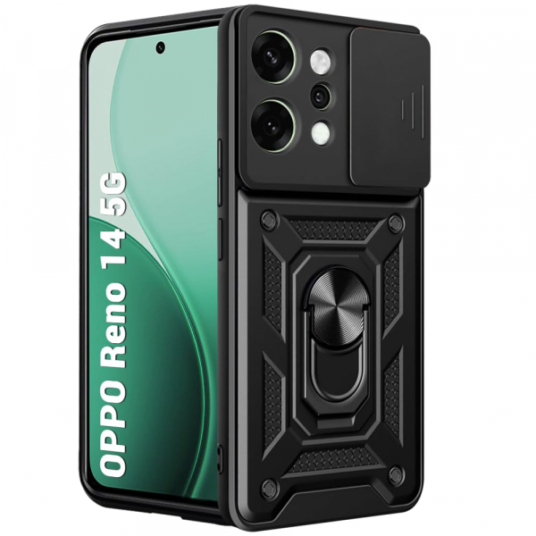 Husa pentru Oppo Reno14, Techsuit, CamShield, Albastra