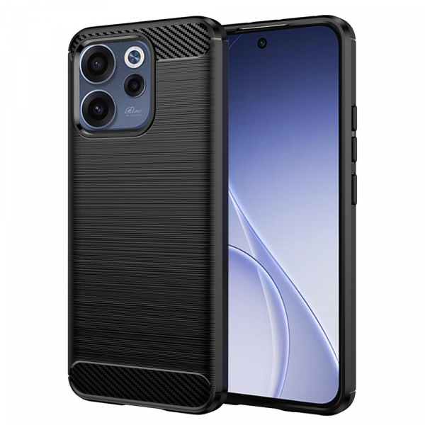 Husa pentru Oppo Reno15 FS / Reno15 F, Techsuit, Carbon, Neagra Husa pentru Oppo Reno15 FS / Reno15 F, Techsuit, Carbon, Neagra