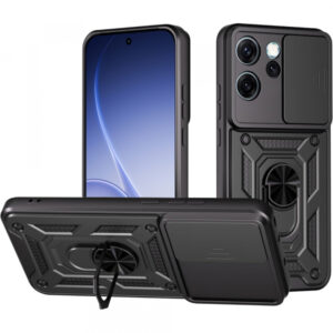 Husa pentru Oppo Reno15 Pro, Techsuit, CamShield, Neagra Husa pentru Oppo Reno15 Pro, Techsuit, CamShield, Neagra