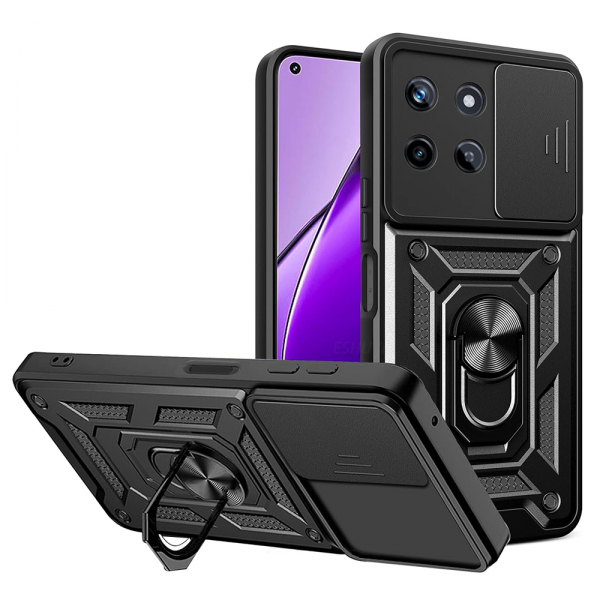 Husa pentru Realme 11 4G, Techsuit, CamShield, Neagra Husa pentru Realme 11 4G, Techsuit, CamShield, Neagra