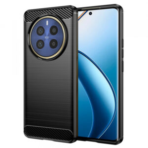 Husa pentru Realme 12 Pro / 12 Pro+, Techsuit, Carbon, Neagra Husa pentru Realme 12 Pro / 12 Pro+, Techsuit, Carbon, Neagra