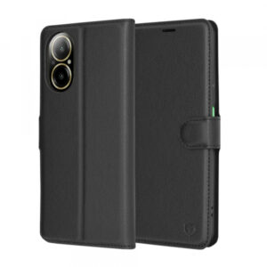 Husa pentru Realme C67 4G, Techsuit, Leather Folio, Neagra Husa pentru Realme C67 4G, Techsuit, Leather Folio, Neagra