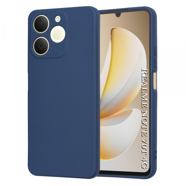 Husa pentru Realme Note 70T, Techsuit, SoftFlex, Neagra Husa pentru Realme Note 70T, Techsuit, SoftFlex, Neagra