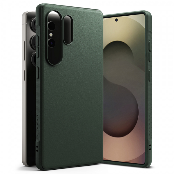 Husa pentru Samsung Galaxy S25 Ultra S938, Ringke, Onyx, Verde Husa pentru Samsung Galaxy S25 Ultra S938, Ringke, Onyx, Verde