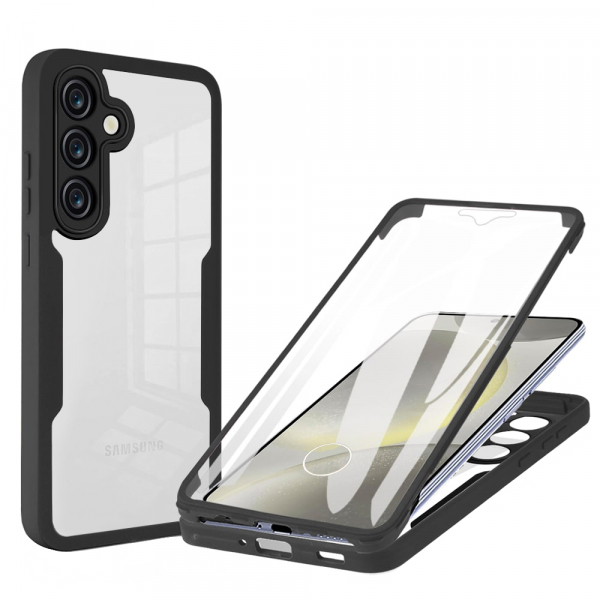 Husa pentru Samsung Galaxy S25 S931, Techsuit, ColorVerse 360, Neagra Husa pentru Samsung Galaxy S25 S931, Techsuit, ColorVerse 360, Neagra