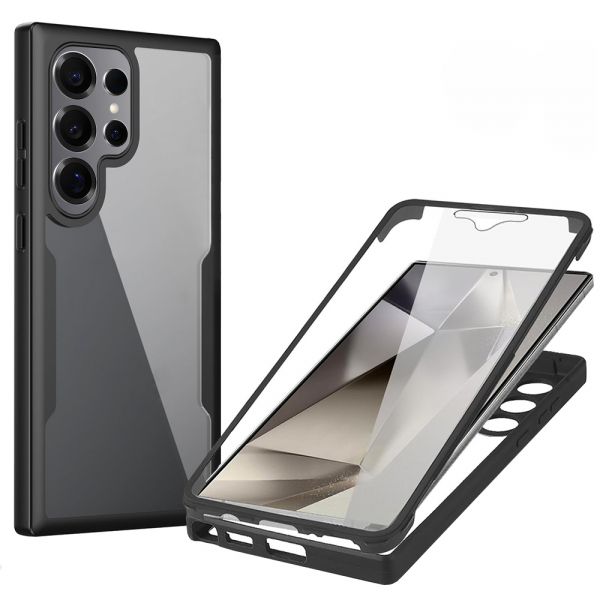 Husa pentru Samsung Galaxy S25 Ultra S938, Techsuit, ColorVerse 360, Neagra Husa pentru Samsung Galaxy S25 Ultra S938, Techsuit, ColorVerse 360, Neagra