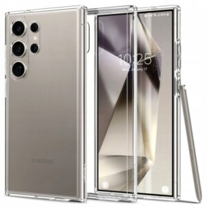 Husa pentru Samsung Galaxy S24 Ultra S928, Spigen, Ultra Hybrid, Transparenta ACS07292 Husa pentru Samsung Galaxy S24 Ultra S928, Spigen, Ultra Hybrid, Transparenta ACS07292