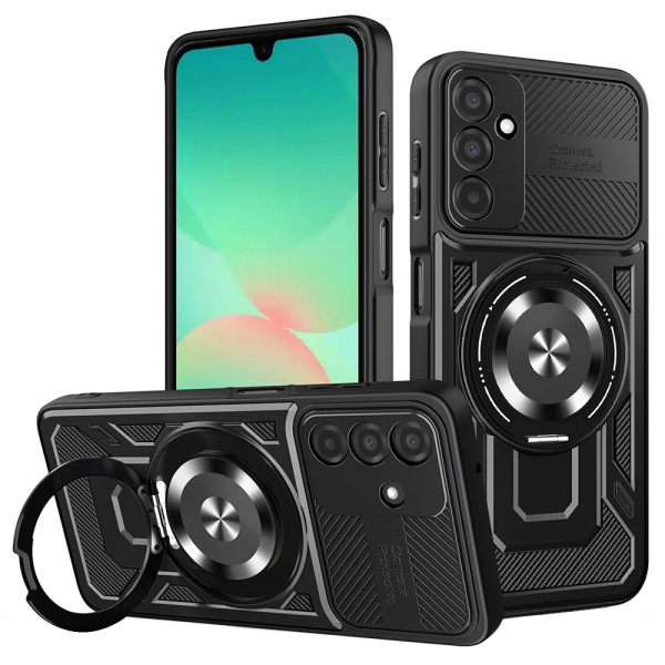 Husa pentru Samsung Galaxy A26 A266, Techsuit, RuggedCam, Neagra Husa pentru Samsung Galaxy A26 A266, Techsuit, RuggedCam, Neagra