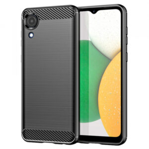 Husa pentru Samsung Galaxy A03 Core A032, Techsuit, Carbon, Neagra Husa pentru Samsung Galaxy A03 Core A032, Techsuit, Carbon, Neagra
