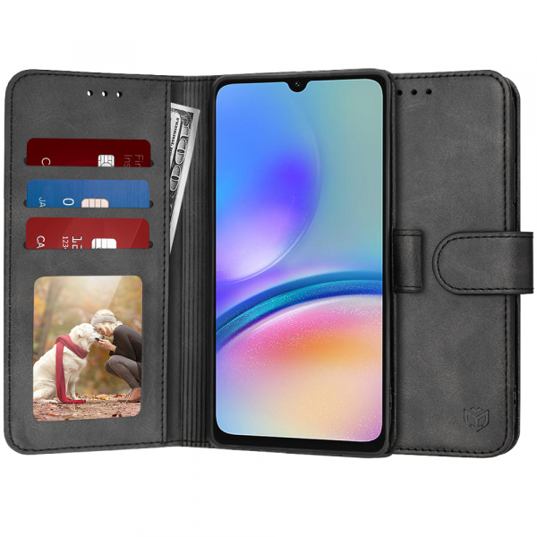 Husa pentru Samsung Galaxy A05s A057, Techsuit, Diary Book, Neagra Husa pentru Samsung Galaxy A05s A057, Techsuit, Diary Book, Neagra