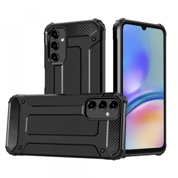 Husa pentru Samsung Galaxy A05s A057, Techsuit, Hybrid Armor, Neagra Husa pentru Samsung Galaxy A05s A057, Techsuit, Hybrid Armor, Neagra