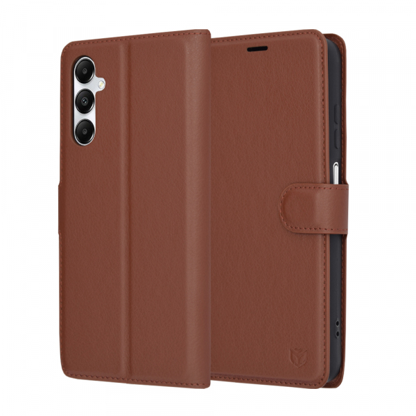 Husa pentru Samsung Galaxy A05s A057, Techsuit, Leather Folio, Maro Husa pentru Samsung Galaxy A05s A057, Techsuit, Leather Folio, Maro