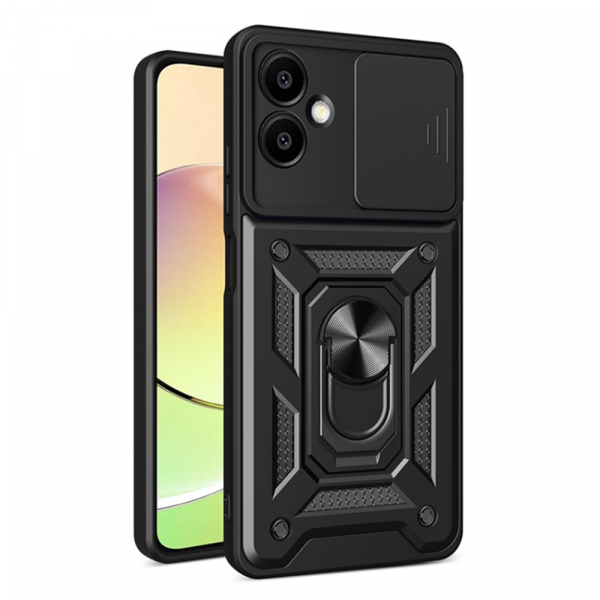 Husa pentru Samsung Galaxy A06 A065, Techsuit, Magic Shield, Neagra Husa pentru Samsung Galaxy A06 A065, Techsuit, Magic Shield, Neagra