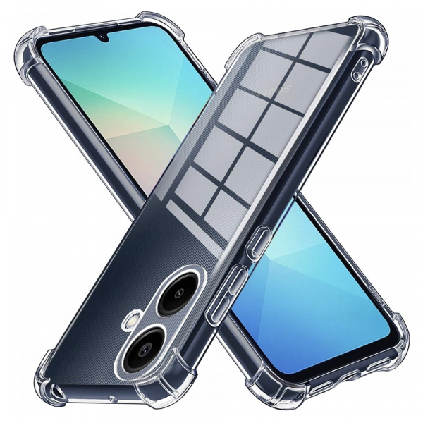 Husa pentru Samsung Galaxy A06 A065, Techsuit, Shockproof Clear, Transparenta Husa pentru Samsung Galaxy A06 A065, Techsuit, Shockproof Clear, Transparenta