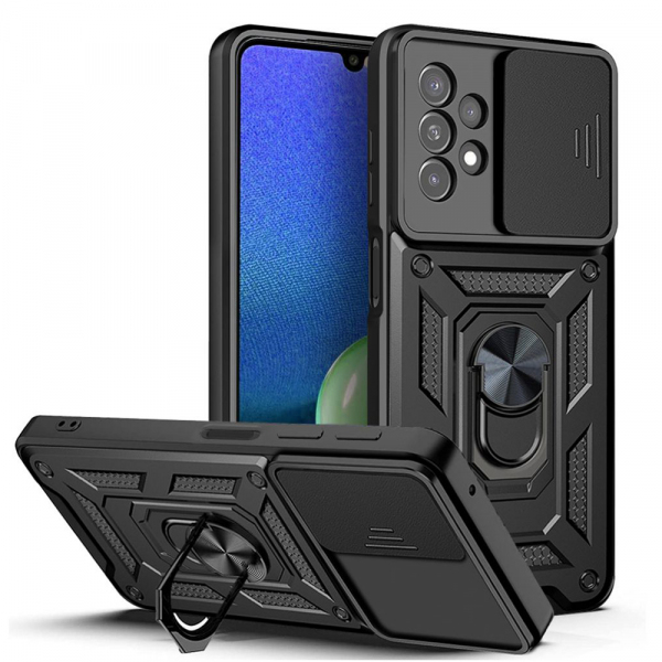 Husa pentru Samsung Galaxy A13 A135, Techsuit, CamShield, Neagra Husa pentru Samsung Galaxy A13 A135, Techsuit, CamShield, Neagra