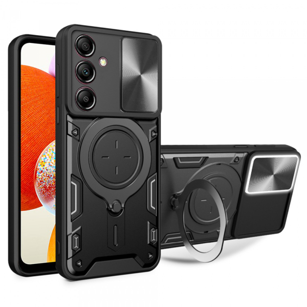 Husa pentru Samsung Galaxy A14 A145 / A14 5G A146, Techsuit, CamGuard Pro, Neagra Husa pentru Samsung Galaxy A14 A145 / A14 5G A146, Techsuit, CamGuard Pro, Neagra