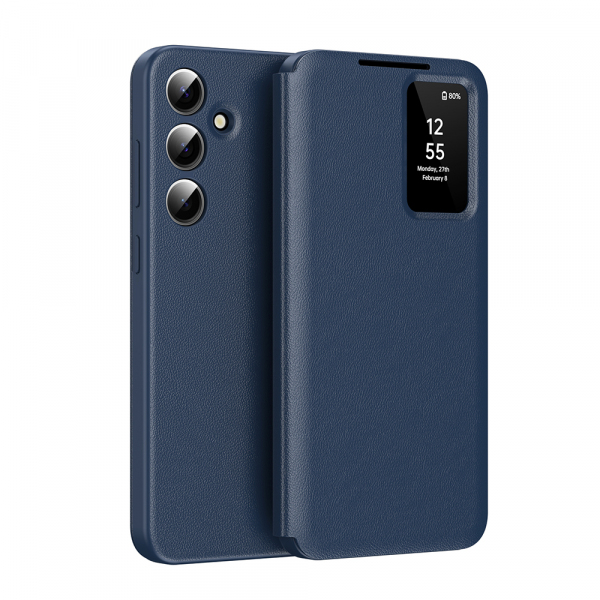Husa pentru Samsung Galaxy A16 5G A166 / A16 4G A165, Techsuit, SmartView, Mov Husa pentru Samsung Galaxy A16 5G A166 / A16 4G A165, Techsuit, SmartView, Mov