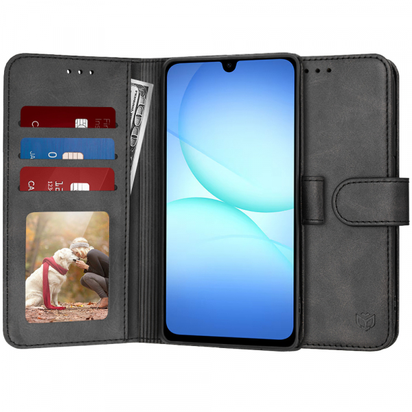 Husa pentru Samsung Galaxy A17 5G, Techsuit, Diary Book, Neagra Husa pentru Samsung Galaxy A17 5G, Techsuit, Diary Book, Neagra