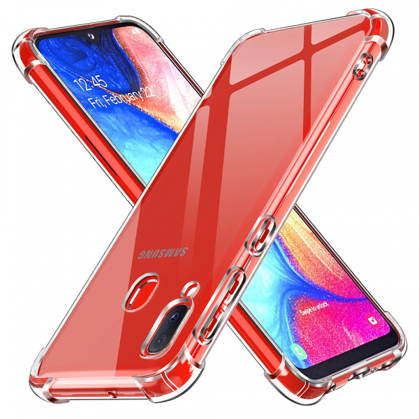 Husa pentru Samsung Galaxy A20e A202, Techsuit, Shockproof Clear, Transparenta Husa pentru Samsung Galaxy A20e A202, Techsuit, Shockproof Clear, Transparenta