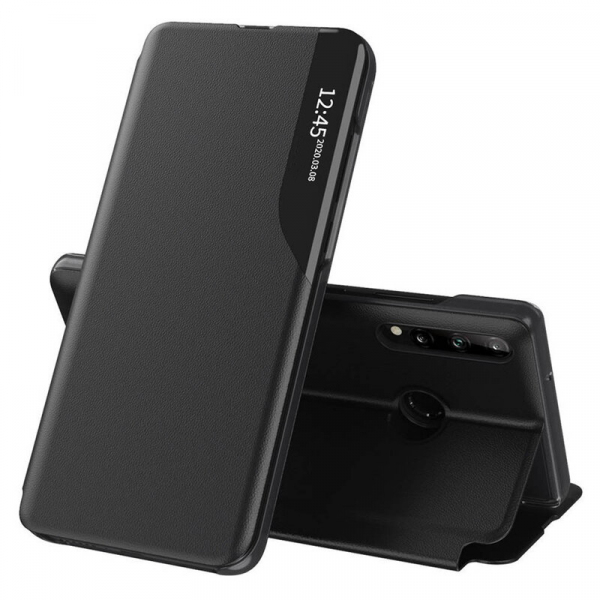 Husa pentru Samsung Galaxy A20s A207, Techsuit, eFold, Neagra Husa pentru Samsung Galaxy A20s A207, Techsuit, eFold, Neagra