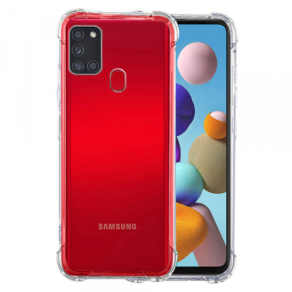 Husa pentru Samsung Galaxy A21s A217, Techsuit, Shockproof Clear, Transparenta Husa pentru Samsung Galaxy A21s A217, Techsuit, Shockproof Clear, Transparenta