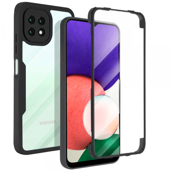 Husa pentru Samsung Galaxy A22 5G A226, Techsuit, ColorVerse 360, Neagra Husa pentru Samsung Galaxy A22 5G A226, Techsuit, ColorVerse 360, Neagra