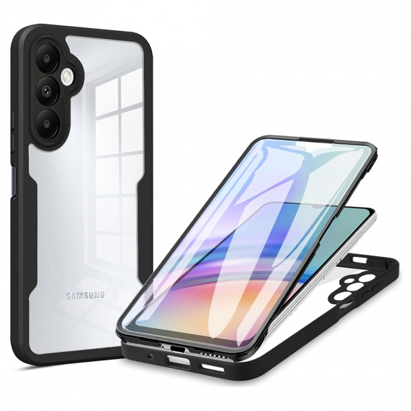 Husa pentru Samsung Galaxy A25 A256, Techsuit, ColorVerse 360, Neagra Husa pentru Samsung Galaxy A25 A256, Techsuit, ColorVerse 360, Neagra