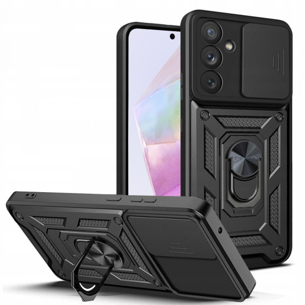 Husa pentru Samsung Galaxy A35 5G A356, Techsuit, CamShield, Neagra Husa pentru Samsung Galaxy A35 5G A356, Techsuit, CamShield, Neagra
