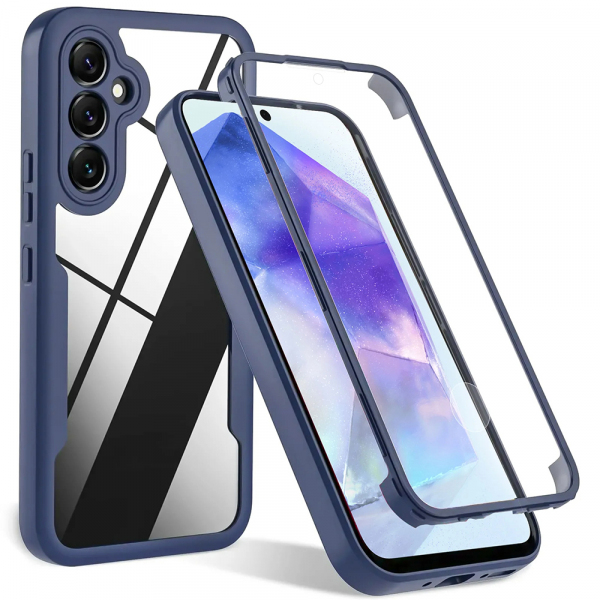 Husa pentru Samsung Galaxy A35 5G A356, Techsuit, ColorVerse 360, Albastra Husa pentru Samsung Galaxy A35 5G A356, Techsuit, ColorVerse 360, Albastra
