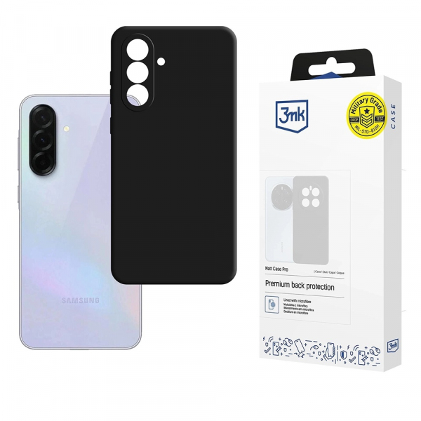 Husa pentru Samsung Galaxy A36 A366, 3MK, Silicone, Neagra Husa pentru Samsung Galaxy A36 A366, 3MK, Silicone, Neagra
