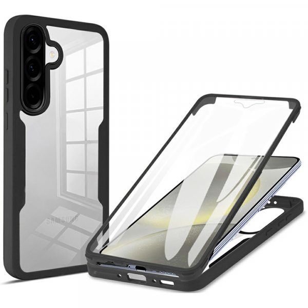 Husa pentru Samsung Galaxy A37 5G, Techsuit, ColorVerse 360, Neagra Husa pentru Samsung Galaxy A37 5G, Techsuit, ColorVerse 360, Neagra