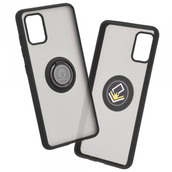Husa pentru Samsung Galaxy A51 A515, Techsuit, Glinth, Neagra Husa pentru Samsung Galaxy A51 A515, Techsuit, Glinth, Neagra