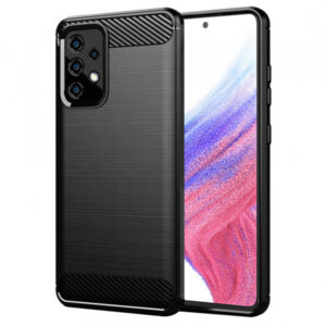 Husa pentru Samsung Galaxy A53 5G A536, Techsuit, Carbon, Neagra Husa pentru Samsung Galaxy A53 5G A536, Techsuit, Carbon, Neagra