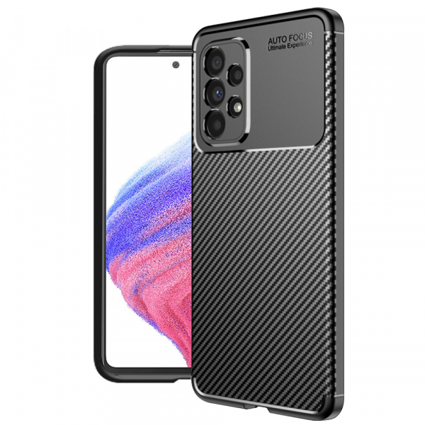 Husa pentru Samsung Galaxy A53 5G A536, Techsuit, CarbonFiber, Neagra Husa pentru Samsung Galaxy A53 5G A536, Techsuit, CarbonFiber, Neagra