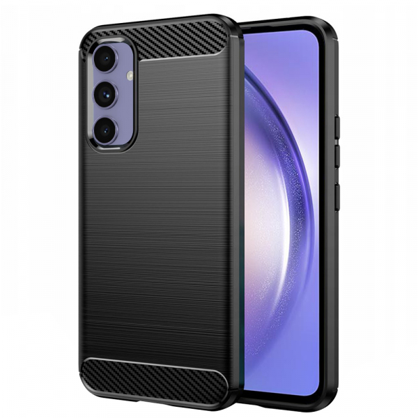 Husa pentru Samsung Galaxy A54 A546, Techsuit, Carbon, Neagra Husa pentru Samsung Galaxy A54 A546, Techsuit, Carbon, Neagra