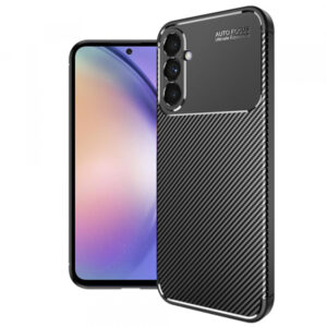 Husa pentru Samsung Galaxy A54 A546, Techsuit, CarbonFiber, Neagra Husa pentru Samsung Galaxy A54 A546, Techsuit, CarbonFiber, Neagra