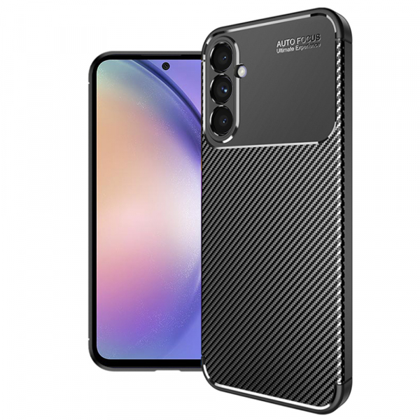 Husa pentru Samsung Galaxy A54 A546, Techsuit, CarbonFiber, Neagra Husa pentru Samsung Galaxy A54 A546, Techsuit, CarbonFiber, Neagra
