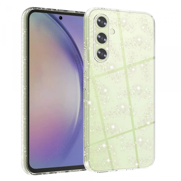 Husa pentru Samsung Galaxy A54 A546, Techsuit, SparkleSkin, Transparenta Husa pentru Samsung Galaxy A54 A546, Techsuit, SparkleSkin, Transparenta