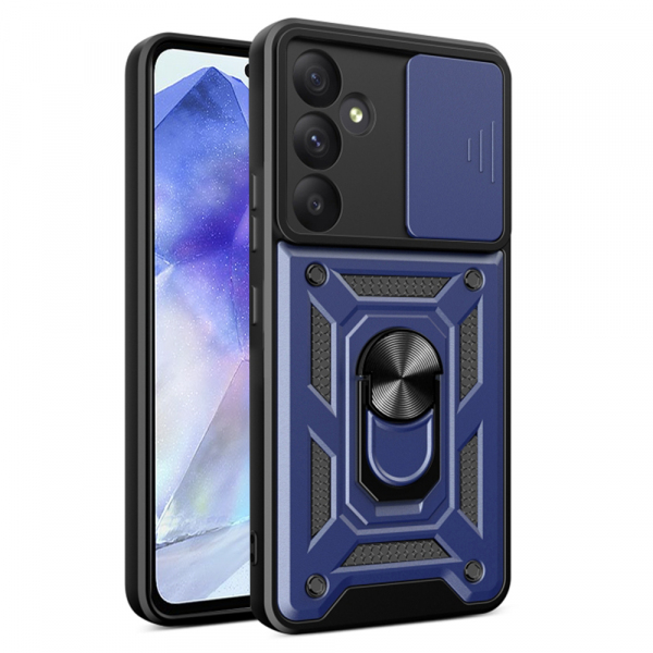Husa pentru Samsung Galaxy A55 5G A556, Techsuit, CamShield, Albastra Husa pentru Samsung Galaxy A55 5G A556, Techsuit, CamShield, Albastra