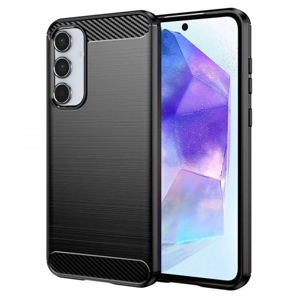 Husa pentru Samsung Galaxy A55 5G A556, Techsuit, Carbon, Albastra Husa pentru Samsung Galaxy A55 5G A556, Techsuit, Carbon, Albastra