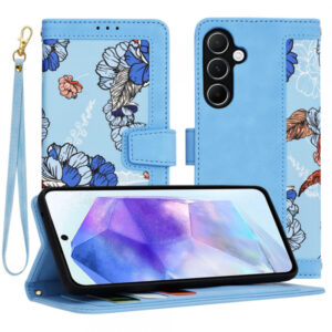 Husa pentru Samsung Galaxy A55 5G A556, Techsuit, FlipCraft, Bleu Husa pentru Samsung Galaxy A55 5G A556, Techsuit, FlipCraft, Bleu