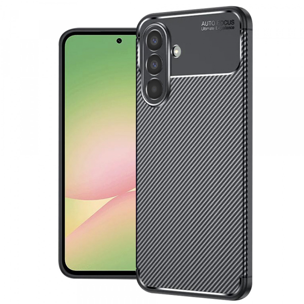 Husa pentru Samsung Galaxy A56 A566, Techsuit, Carbon, Neagra Husa pentru Samsung Galaxy A56 A566, Techsuit, Carbon, Neagra