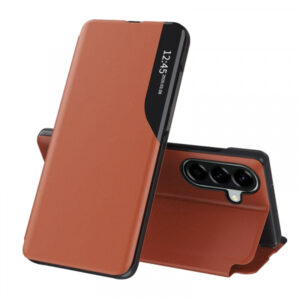 Husa pentru Samsung Galaxy A57 5G, Techsuit, eFold, Portocalie Husa pentru Samsung Galaxy A57 5G, Techsuit, eFold, Portocalie