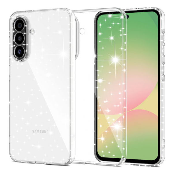 Husa pentru Samsung Galaxy A57 5G, Techsuit, SparkleSkin, Transparenta Husa pentru Samsung Galaxy A57 5G, Techsuit, SparkleSkin, Transparenta