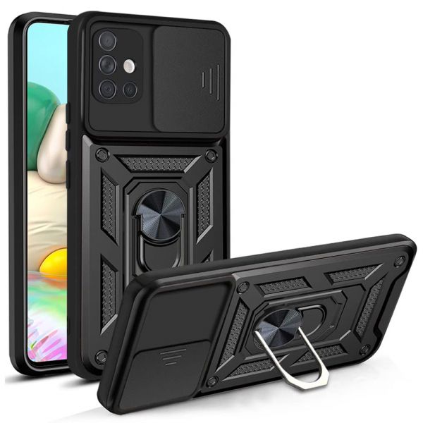 Husa pentru Samsung Galaxy A71 A715, Techsuit, CamShield, Neagra Husa pentru Samsung Galaxy A71 A715, Techsuit, CamShield, Neagra