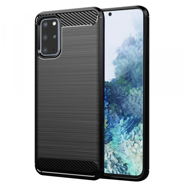 Husa pentru Samsung Galaxy S20+ 5G G986 / S20+ G985, Techsuit, Carbon, Neagra Husa pentru Samsung Galaxy S20+ 5G G986 / S20+ G985, Techsuit, Carbon, Neagra