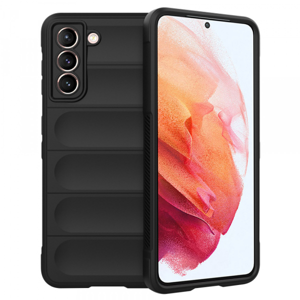 Husa pentru Samsung Galaxy S21 5G G991, Techsuit, Magic Shield, Neagra Husa pentru Samsung Galaxy S21 5G G991, Techsuit, Magic Shield, Neagra